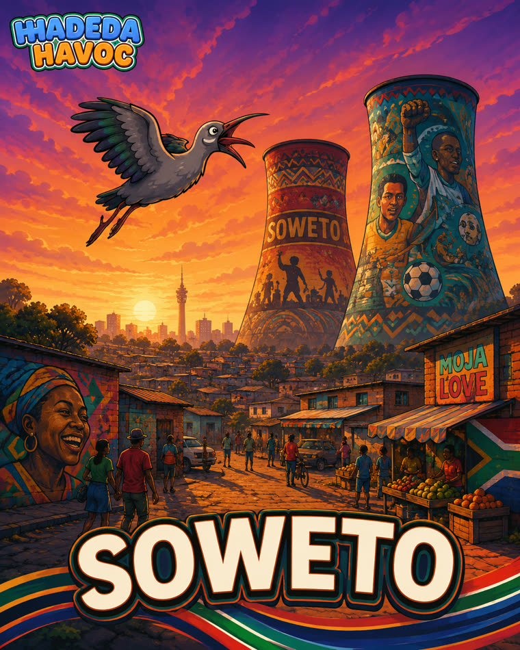 Hadeda Havoc - SOWETO, one of the six cities